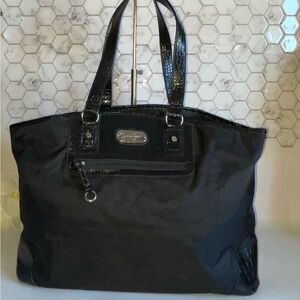 Jessica Simpson Black Tote Bag with Structured Design
